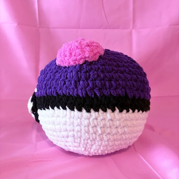 Handmade PokéBall Inspired Plush MD - CUSTOMIZABLE - Picture 3 of 4